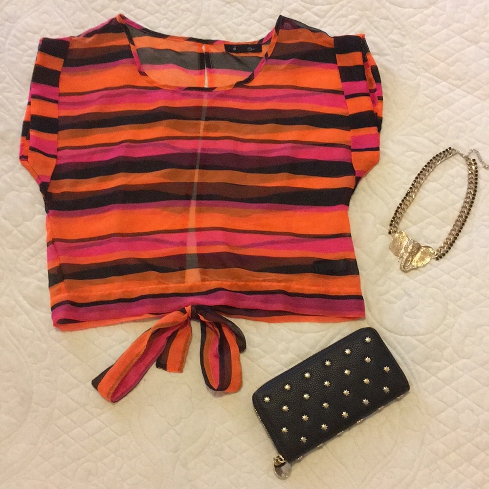 "Sheer Romance" FOREVER 21 Top